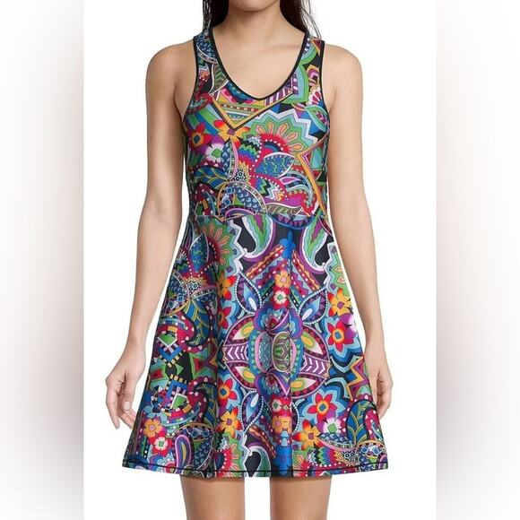 Johnny Was Women's Bee Active Fit-And-Flare Tennis Dress size large. NWOT - Picture 10 of 10